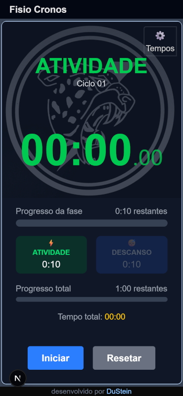 FisioCronos - Cronometer Application